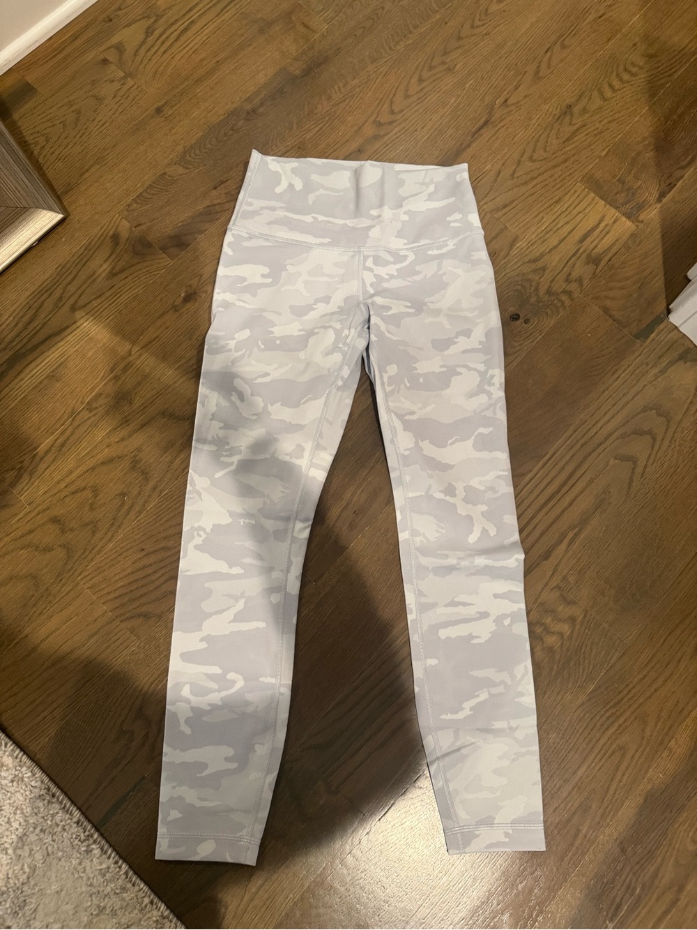 lululemon Light Gray Camo High-Rise Leggings worn once!!
